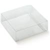 Generico 10 Scatoline Portaconfetti, Scatole Trasparenti per Bomboniere Matrimonio, Laurea, Nascita Bimba Bimbo, Battesimo, Comunione, Cresima in Varie Misure Disponibili, Scatoline Bomboniere (12x9x4 cm)