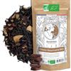 Ascenbio - Tè nero - Choco Gourmand biologico - 180 g di massa - preparato e confezionato in Francia - imballaggio biodegradabile