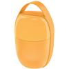 Alessi Food à Porter Lunch Box SA03 Y - Contenitore per Pranzo a Due Scomparti con Elemento Refrigerante, Resina Termoplastica, Rosso