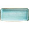 Bonna Aura - Piastra rettangolare, colore: acqua, lunghezza: 340 mm, larghezza: 160 mm, 12 pezzi