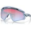 Oakley Occhiali Oakley Wind jacket 2.0 stonewash opaco/trasparente lente prizm snow sapphire