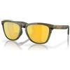 Oakley Occhiali Oakley Frogskins range marrone/nero lucido lenti prizm 24 polarizzate