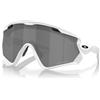 Oakley Occhiali Oakley Wind Jacket 2.0 bianco opaco lente prizm nero