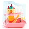 BPS BUENA PET SHOP BPS® - Gabbia per criceto con scala, tunnel e casetta, invio casuale, 28 x 21 x 31 cm, mod. BPS-1340