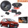 Hertz Kit 4 Casse Altoparlanti Hertz DSK165.3 Anteriori per Peugeot 206 + Connettori