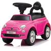 BricoShop24 Macchina Cavalcabile per Bambini Primi Passi Fiat 500 Rosa