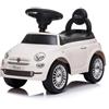 BricoShop24 Macchina Cavalcabile per Bambini Primi Passi Fiat 500 Bianco
