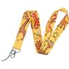hansum Cordino da collo, cordino per animali dei cartoni animati con fibbia di sicurezza, per porta badge identificativo, chiavi, permesso di lavoro, telefoni cellulari (Color : Giraffe, Size : 45cm)