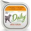 almo nature Daily, Alimento Umido per Gatti Adulti con Tacchino - Confezione da 3.2 kg (32 x 100 g)