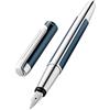 PELIKAN, 817165, penna stilografica Pura, pennino M, cartuccia ad alta capacità Ink Sapphire, colore: blu petrolio, 1 pezzo