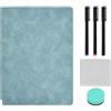 heavenlife Lavagna Bianca Cancellabile A5 A4, Lavagna Cancellabile a Secco con 3 Penna a Colori, 1 Gomma e 1 Panno Pulizia, Lavagna Bifacciale, Whiteboard Small per Studio Riunioni Bozze Appunti Lavoro (A4)
