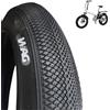 ECOVELO PNEUMATICO WAG 20 X 4.00 COPERTONE GOMMA SLICK BICICLETTA MTB FAT-BIKE ELETTRICA STRADALE