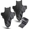 NICEDACK Parafanghi per Mountain Bike, 2 Pezzi, Mudguard Fit 20 - 29 Pollici MTB parafango Anteriore e Posteriore Compatibile con parafanghi per Bicicletta, Grigio