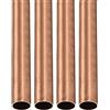 DTGN 10mm x 0.5mm x 300mm(ODxParete TxL) Rame Tubo - 4pz - per Macchinario Attrezzatura Fai-da-Te Decorativo Cornice - Rotondo Metallo Tubazione