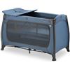 hauck Lettino Neonato da Viaggio Play N Relax Center - Culla Neonato con Fasciatoio, Borsa e Apertura XL - Lettino da Campeggio per Bambini Pieghevole, Dalla Nascita Fino a 15 kg - Blu scuro