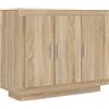 vidaXL Credenza Rovere Sonoma 92x35x75 cm in Legno Multistrato