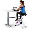 Capital Sports Azura Cyclette, Bici Pieghevole da Scrivania, Cyclette Pieghevole per Uomo e Donna, Cyclette da Camera e Ufficio Professionale, Mini Cyclette Silenziosa per Cardio con Display LCD