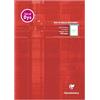 Clairefontaine 6128C blocco carta A4 21x29,7cm 100p 90g copertina rosso