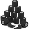 ANAMPION 12 Rotoli Benda Elastica Coesiva 5cmx4.5m Garza Autoadesiva Bende Nastro Crossfit Bendaggio Sportivo Non Tessuto Autoadesivo Benda Salvapelle Fasciature Per Pet Vet Wrap,Mani,Piedi,Ginocchia