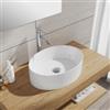 VITRA Bacinella d'appoggio lavabo ovale 50 x 35,5 cm in ceramica bianco lucido