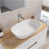 VITRA Lavabo d'appoggio 60 x 40 cm in ceramica bianco - Cloe