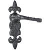 EL ZORRO Imex la Volpe 73242-Maniglia forgiata, piastra di 200 x 50 mm