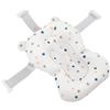 Hztyyier Cuscino per Seggiolino per Bagnetto, Inserto Pieghevole Sicuro Cuscino per Bagnetto Cuscino per Bagnetto Sedile per Neonato (Stelle bianche)