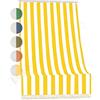 Home Tresor Tenda da Sole da Veranda e da Giardino in Tessuto Resistente, Ombreggiante, Idrorepellente, Protezione dai Raggi UV - Tenda a Caduta Fantasia Rigata (140x300 cm, Giallo)