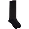 Gallo Calze lunghe uomo lana e cotone blu/tortora vanisé