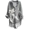 Cocila Blusa Celeste Donna Day Prime Maglietta Elegante Donna Cerimonia Camicia A Manica Corta Donna Top in Seta Donna Eleganti Abbigliamento Donna Capodanno Camicette Cotone Special Deals