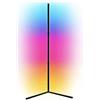 BEL AIR HOME - Lampada da Terra LED RGB 140cm - Illuminazione Personalizzata - Design Elegante - Creatività Illimitata - Piantana Dimmerabile - Lampada Verticale da Soggiorno Alta, Nero