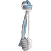 Antica Farmacia Orlandi FLAMINGO CANE GIOCO IN COTONE "JIM" PALLA CON 3 CORDE 22 CM
