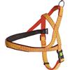 KERBL CANE PETTORINA NORVEGESE RIFLETTENTE 20 MM X 60-75 CM NERO/ARANCIO