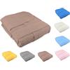 Tata Home Accappatoio con Cappuccio Unisex Adulto Uomo o Donna in Spugna di Cotone Taglia L Colore Tortora