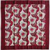 SalGiu Centrotavola Cucina Tavolo Decorativo Fantasia in Cotone Quadrato 90x90 cm (Cerchi Bordeaux)