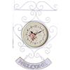 perfk Orologio da Parete bifacciale Stile Vintage in Stile Stazione ferroviaria per la Decorazione della Parete, Bianco