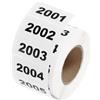 QUARKZMAN 1 Rotolo Etichetta Numero Inventario, 2001-3000 Etichette Numerate Consecutive Autoadesive Impermeabili Etichette Tag per Classificazione di Magazzino (1,6x0,8 Pollici)