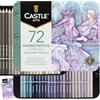 Castle Art Supplies Set di 72 Matite Colorate Harmonious per Adulti