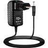 Guy-Tech Global 9V AC/DC Adattatore compatibile per Ryobi CH124 720391002 classe 2 trasformatore 9VDC cavo di alimentazione + spina UE