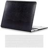 AUSMIX - Custodia per MacBook Pro 13 pollici, custodia 2020, copertura M1, A2338, A2251, A2289, A2159, A1989, A1706, A1708, in pelle rigida e tastiera Mac colore: Nero
