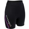Milageto Pantaloncini da Muta in Neoprene da 1,5 Mm Pantaloni Corti da Sub per Immersioni Subacquee da Surf - Donna Viola, S