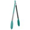 U-Taste 30cm Pinza da Cucina in Silicone: Resistente al Calore 250℃ con Punte in Gomma (Verde acqua)