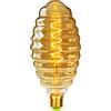 TIANFAN Lampadine Led φ95mm Vintage 4W Dimmerabile Filamento A Spirale Lampadina Edison Gigante 220-240V E27 Decorativa Speciale dorate