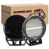 RIGIDON Faro da Lavoro Led, 2Pcs 23 cm 9 Pollici 294W Spot Luci di Lavoro a Led, Faretti Fendinebbia 12V 24V per Fuoristrada Offroad Auto Trattore Escavatore Camion SUV ATV 4x4, Nero Rotondo