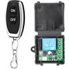 Gebildet 433Mhz Universale Telecomando Wireless Interruttore DC 5-30V 1CH Modulo Ricevitore Relè Trasmettitore RF Momentaneo Toggle Latch per LED, Pompa, Auto(Trasmettitori 2Pulsanti+1Ricevitore 1CH)