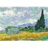 AveJoys Puzzle per adulti 1000 pezzi Un campo di grano con cipressi 70 x 50 cm puzzle per adulti gioco educativo sfida giocattolo 1000 pezzi puzzle per adulti bambini