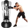 JUOIFIP Heavy Punching Bags per Adulti - 69 Freestanding Boxing Bag con Stand per Uomini Formazione MMA Muay Thai Fitness - Ideale Standing Gonfiabile Kickboxing Bag