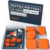 Presch Spatole per silicone Set 5 pz. - Giunti perfetti grazie a bordi molto dritti - Manopole speciali per un facile sollevamento - Ideale per sigillanti come acrilico e silicone - Con scatola