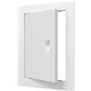 VENTEUROPE Sportello di ispezione 40 x 40 cm bianco, sportello di revisione in ABS, sportello di revisione a secco, porta di manutenzione, sportello di servizio per ispezione e copertura, porta di accesso