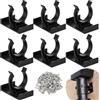 RHBHY Fanci Zoccolo Cucina 20 pcs Fissaggio per Battiscopa Ganci per Zoccolo Cucina Sistemato il Battiscopa Della Cucina da 28-32mm (Clip B)